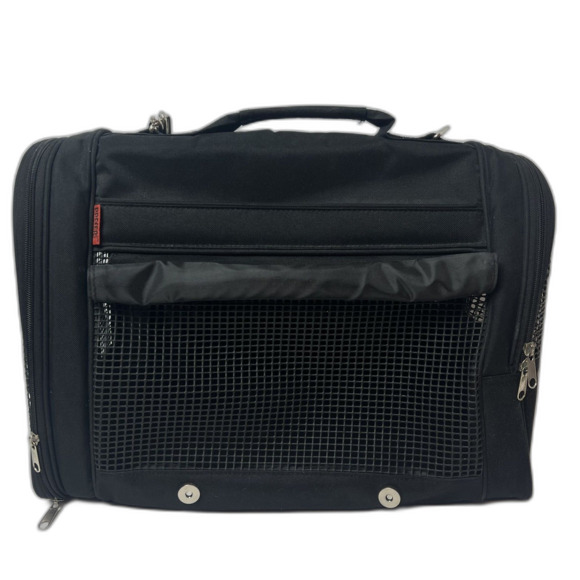 Prefer Pets Other - Prefer Pets Hideaway Duffle Pet Carrier Black Airline Approved Ventilated Travel